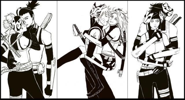 ANBU Couples Cute Kisses